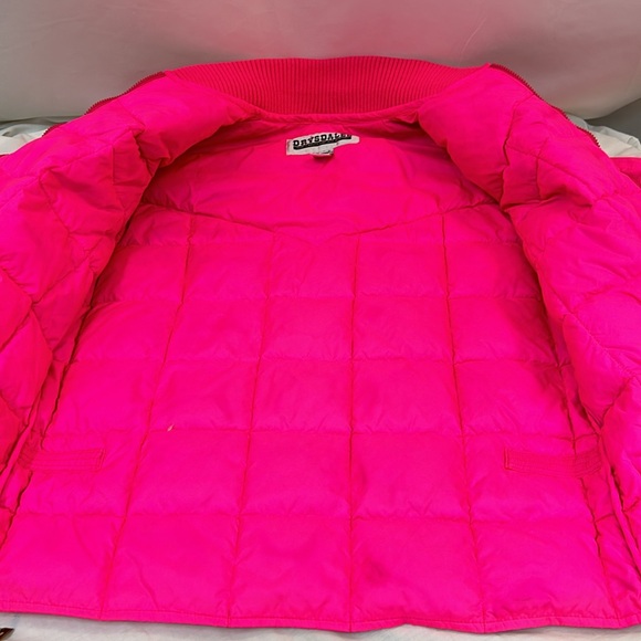 Drysdales Down Feather Nylon Puffer Jacket Coat Neon Pink Size Small - Picture 11 of 12